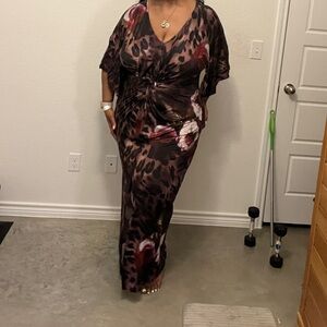 European maxi summer dress